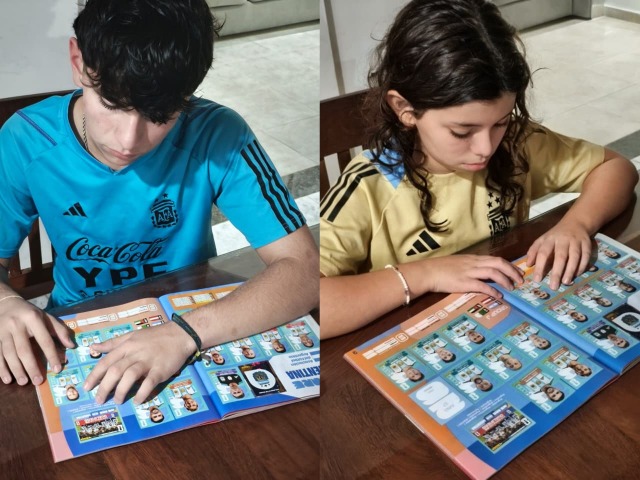 Los olavarrienses que llenaron el �lbum del Mundial en cinco d�as
